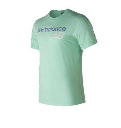 New Balance MT73581 Athletics Main Logo Tee (Sea Foam)