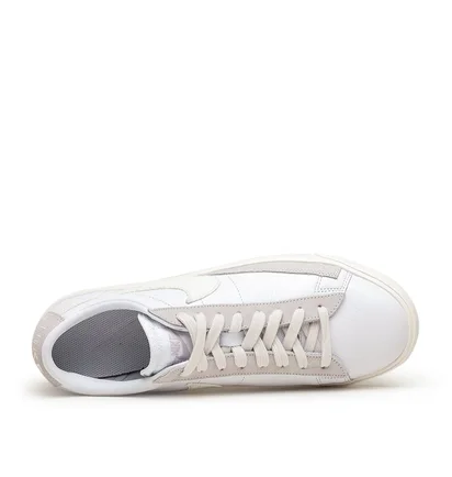 Nike Blazer Low Leather (Weiß / Grau)