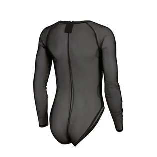 Nike WMNS Long-Sleeve Mesh Bodysuit (Schwarz)