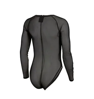 Nike WMNS Long-Sleeve Mesh Bodysuit (Schwarz)