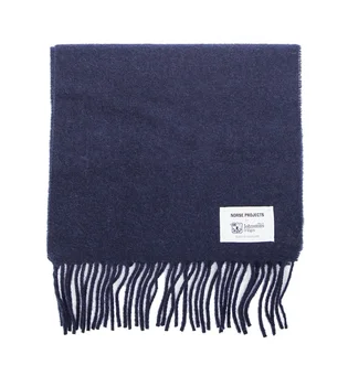 Norse Projects Norse x Johnstons Lambswool Scarf (Navy)