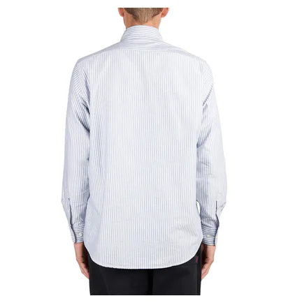 No Problemo Oxford Stripe LS Shirt (Weiß)
