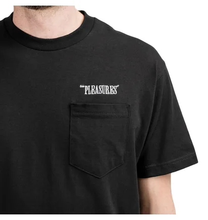Pleasures Balance Embroidered Pocket Shirt (Schwarz)