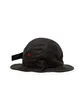 Stone Island Cotton Nylon Marina Bucket Hat (Schwarz)
