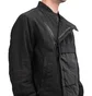 Stone Island 'Ghost Piece' Diagonal Wool Pullover (Schwarz)