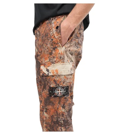 Stone Island Paintball Camo Pant (Braun / Rot)