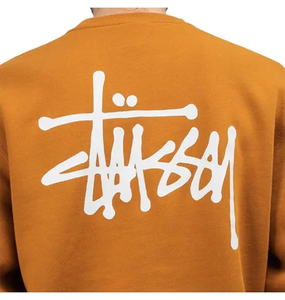 Stüssy Basic Crewneck (Braun)