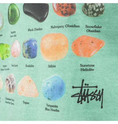 Stüssy Pig. Dyed Stones Tee (Grün)