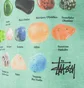 Stüssy Pig. Dyed Stones Tee (Grün)