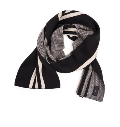 Y-3 NY Classic Scarf (Schwarz / Beige)