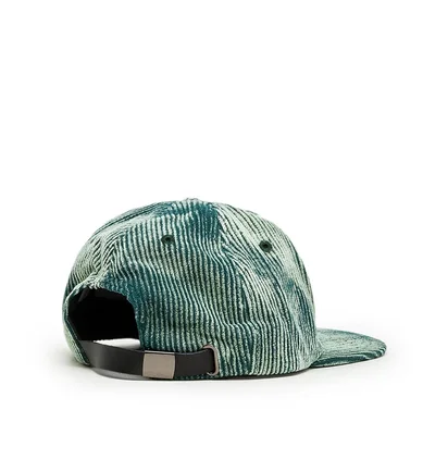 Brain Dead Bleach Cord Logo Head 5-Panel Cap (Grün)