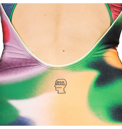 Brain Dead One Piece Swim Suit (Multi)