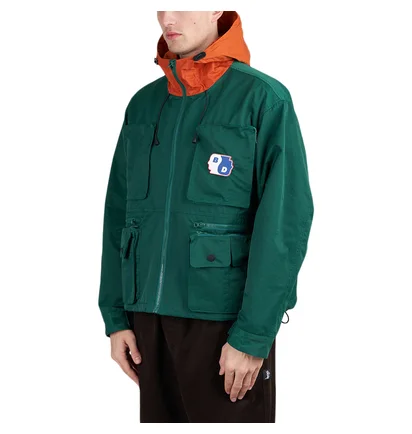 Brain Dead Cropped Hunting Jacket (Grün / Orange)