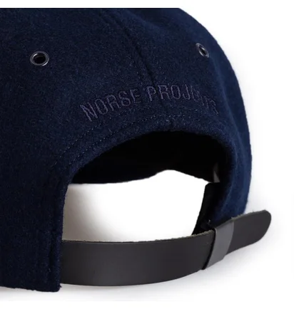 Norse Projects Wool Sports Cap (Navy)