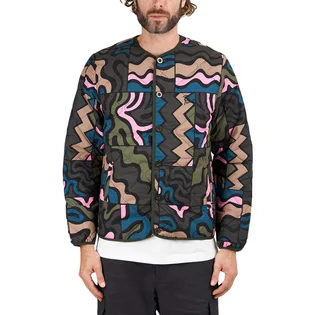 Parra Gem Stone Pattern Quilted Jacket (Multi)