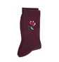 Parra Secret Flower Crew Socks (Dunkelrot)