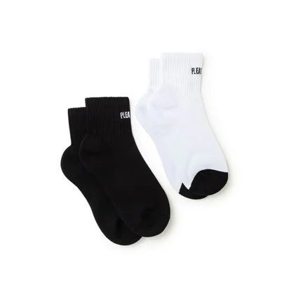 Pleasures Socks 2 Pack (Schwarz/Weiß)
