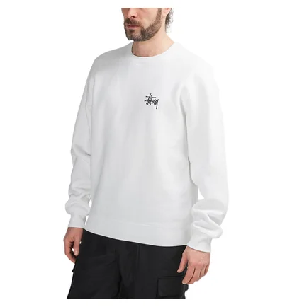 Stüssy Basic Crewneck (Weiß)