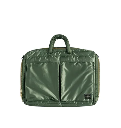Porter by Yoshida Tanker 2Way Briefcase (Oliv)