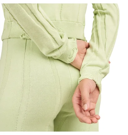 Han Kjobenhavn Cropped Cardigan (Blass Grün)