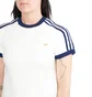 adidas Knit T-Shirt (Weiß / Blau)