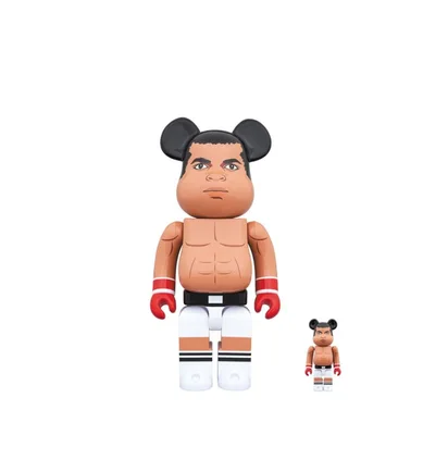 Medicom 100% + 400% Muhammad Ali Be@rbrick Toy