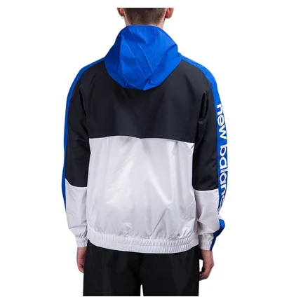 New Balance Athletics Windbreaker (Blau / Weiß)