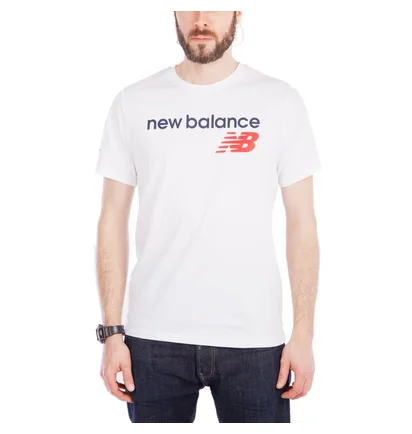 New Balance MT 73581 NB Athletics Main Logo Tee (Weiß)
