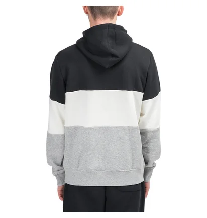 New Balance MT93545 BKW Athletics Stadium Hoodie (Schwarz / Weiss / Grau)