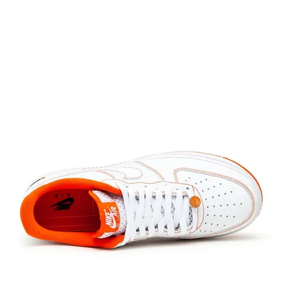Nike Air Force 1 '07 LV8 'Rucker Park' (Weiß / Orange)