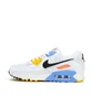 Nike WMNS Air Max 90 (Weiß / Blau / Gelb)