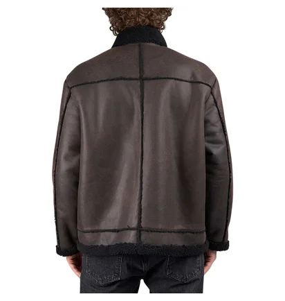 Rassvet Faux Shearling Coat (Braun)
