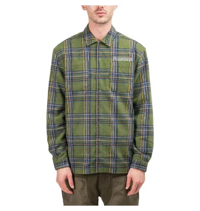 Pleasures Widow Heavyweight Flannel Shirt (Grün)