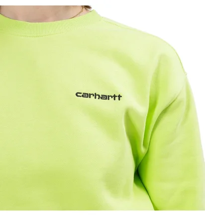 Carhartt WIP W Script Embroidery Sweatshirt (Grün)