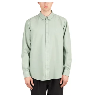 Carhartt WIP Longsleeve Bolton Shirt (Minzgrün)
