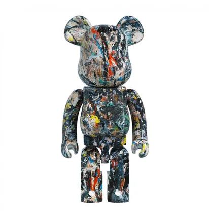 Medicom 1000% Jackson Pollock Version 2 Be@rbrick Toy (Multi)