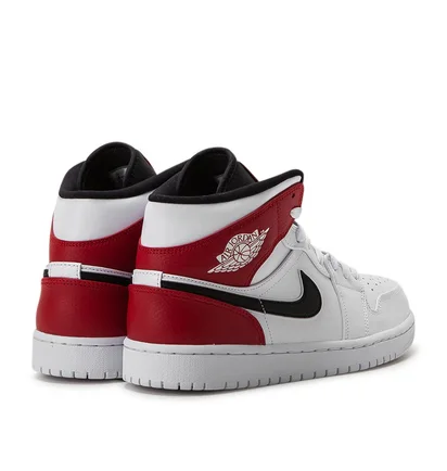 Nike Air Jordan 1 Mid 'Chicago Remix' (Weiß / Rot)