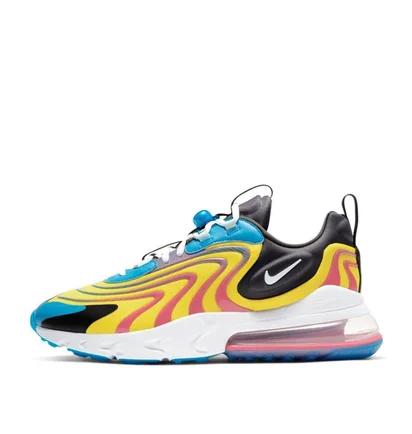 Nike Air Max 270 React ENG (Gelb / Blau / Pink)