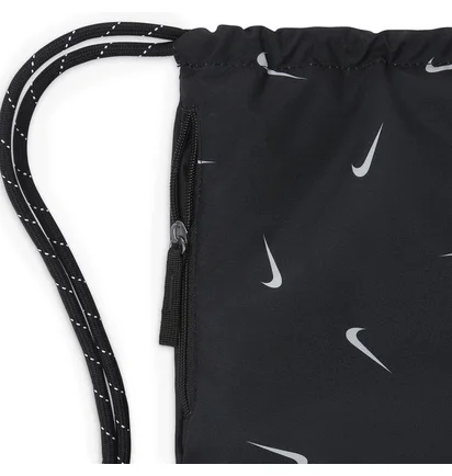 Nike Heritage Gymbag (Schwarz / Weiß)