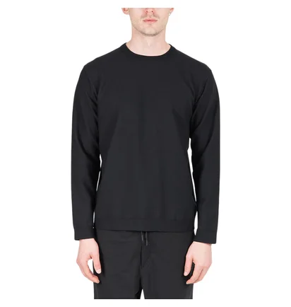 Snow Peak Co/Pe Dry L/S Pullover (Schwarz)