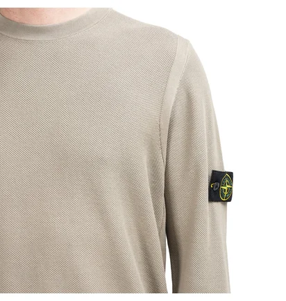 Stone Island Pigment DYE Knit Pullover (Dunkelbeige)