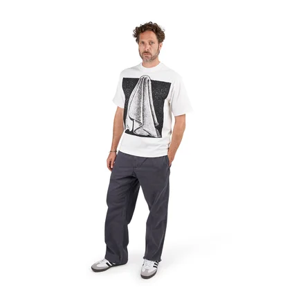 The Trilogy Tapes TTT Drapery T-Shirt (Weiss / Schwarz)