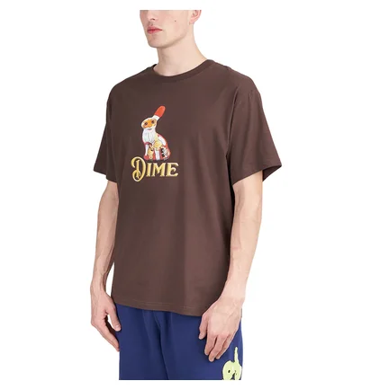 Dime Santa Bunny T-Shirt (Braun)