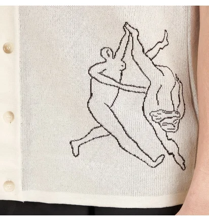 Carne Bollente Upside Down Shirt (Creme)