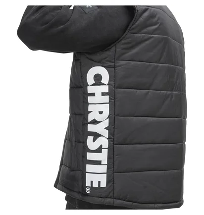 Chrystie NYC OG Logo Puffer Vest (Schwarz)