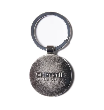 Chrystie NYC Smile Logo Keychain (Silber)