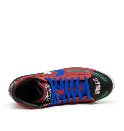 Converse x Chinatown Market 'Chicago Bulls Championship Jacket' Pro Leather Hi (Rot)