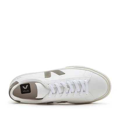 Veja Campo Chromefree Leather (Weiß / Khaki)