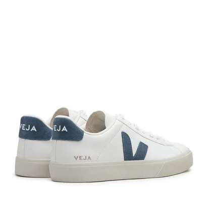 Veja Campo Chromefree Leather (Weiß / Blau)