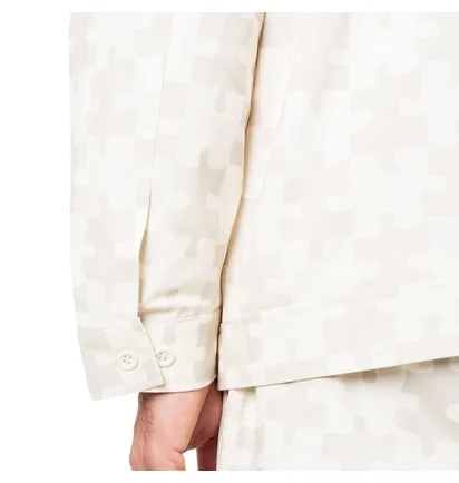 Dime Puzzle Twill Jacket (Beige)